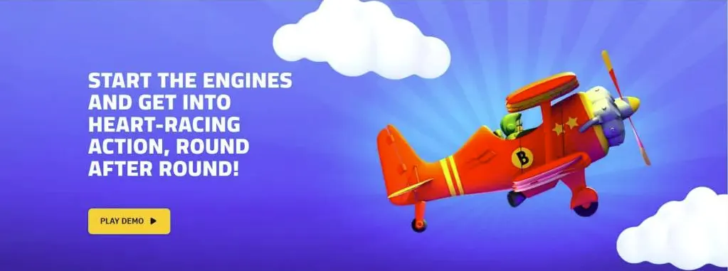 Avión del juego Avia Masters sobrevolando el mar